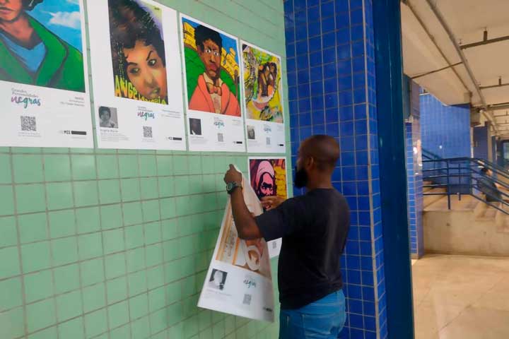 Terminal Rodoviário recebe exposição “Grandes Personalidades Negras”