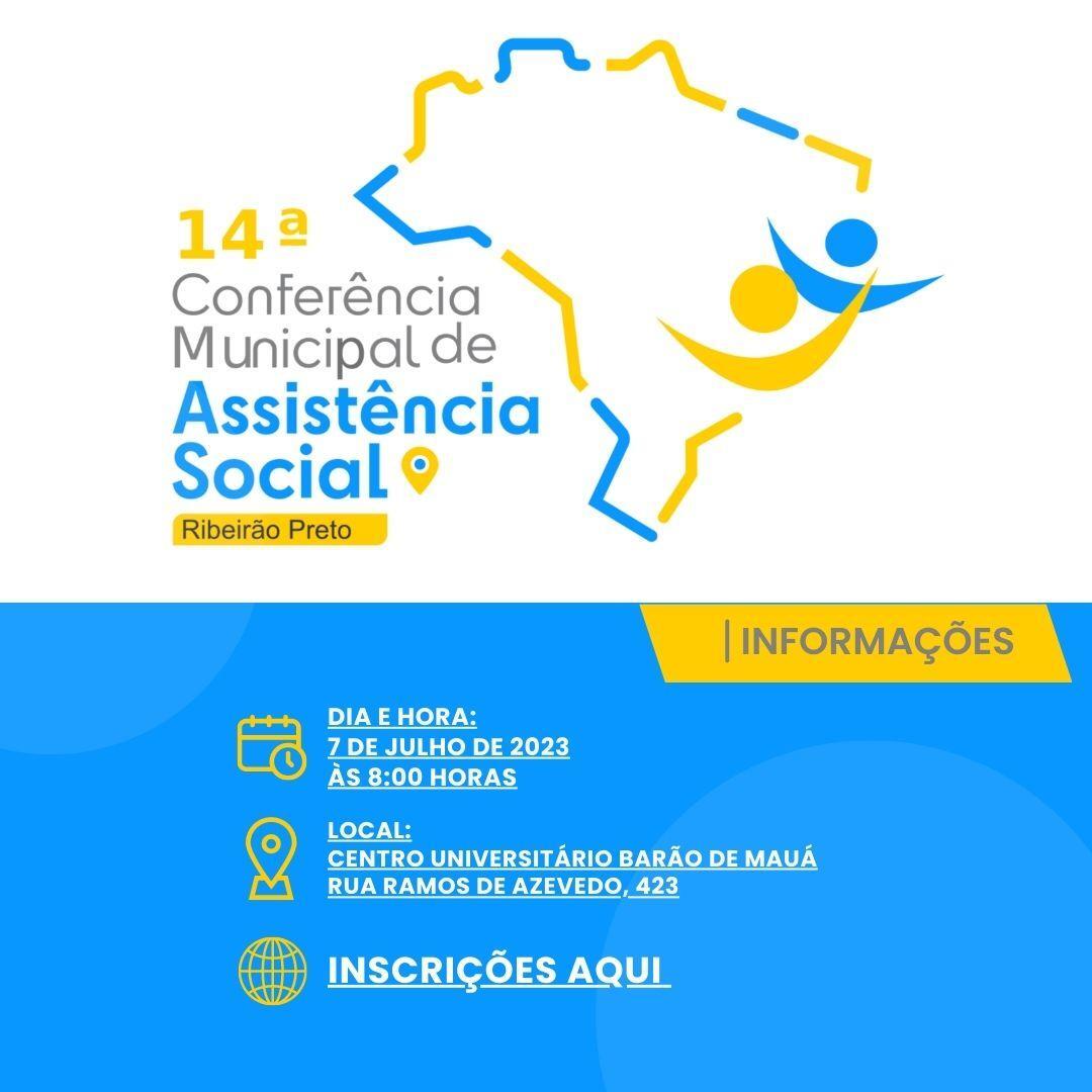 A Conferência é organizada pelo Conselho Municipal de Assistência Social em parceria com a Prefeitura, por meio da Secretaria de Assistência Social