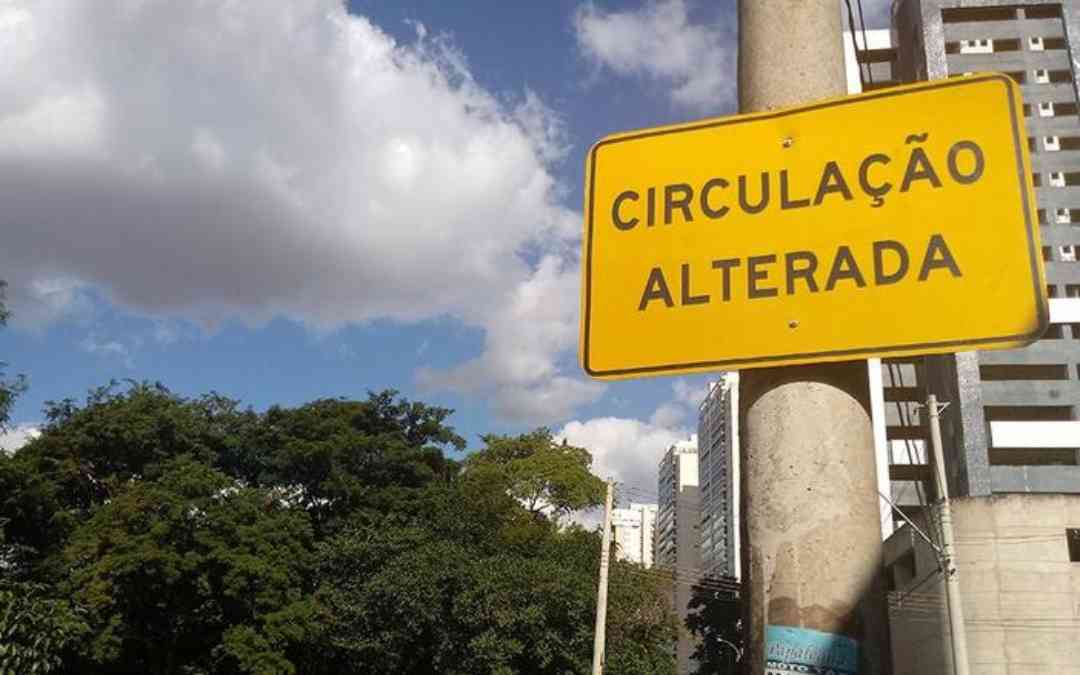 Alteração ocorrerá para obras de restauração da avenida Nove de Julho; novo semáforo também será ligado na região Central