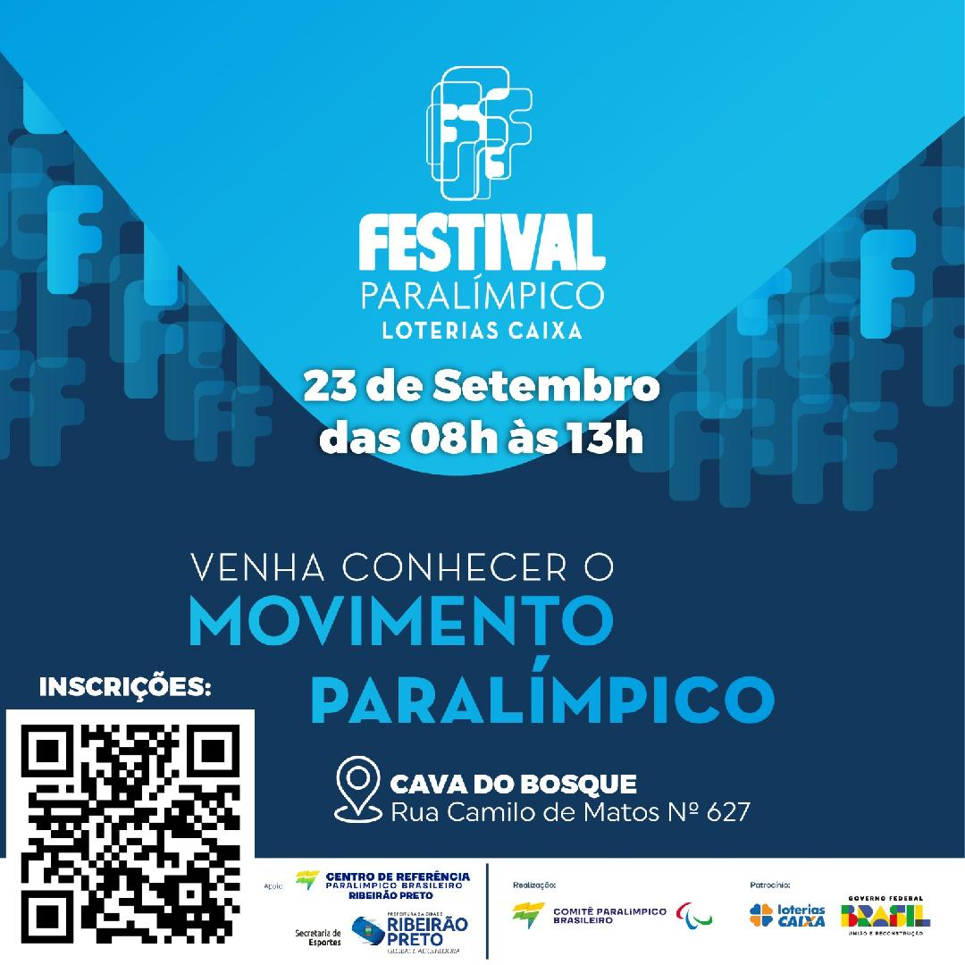 Estão abertas as inscrições para o 5º Festival Paralímpico Loterias Caixa