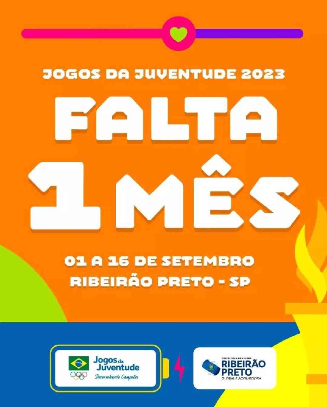 Maior evento esportivo do país para jovens atletas vai acontecer em Ribeirão Preto, de 01 a 16 de setembro