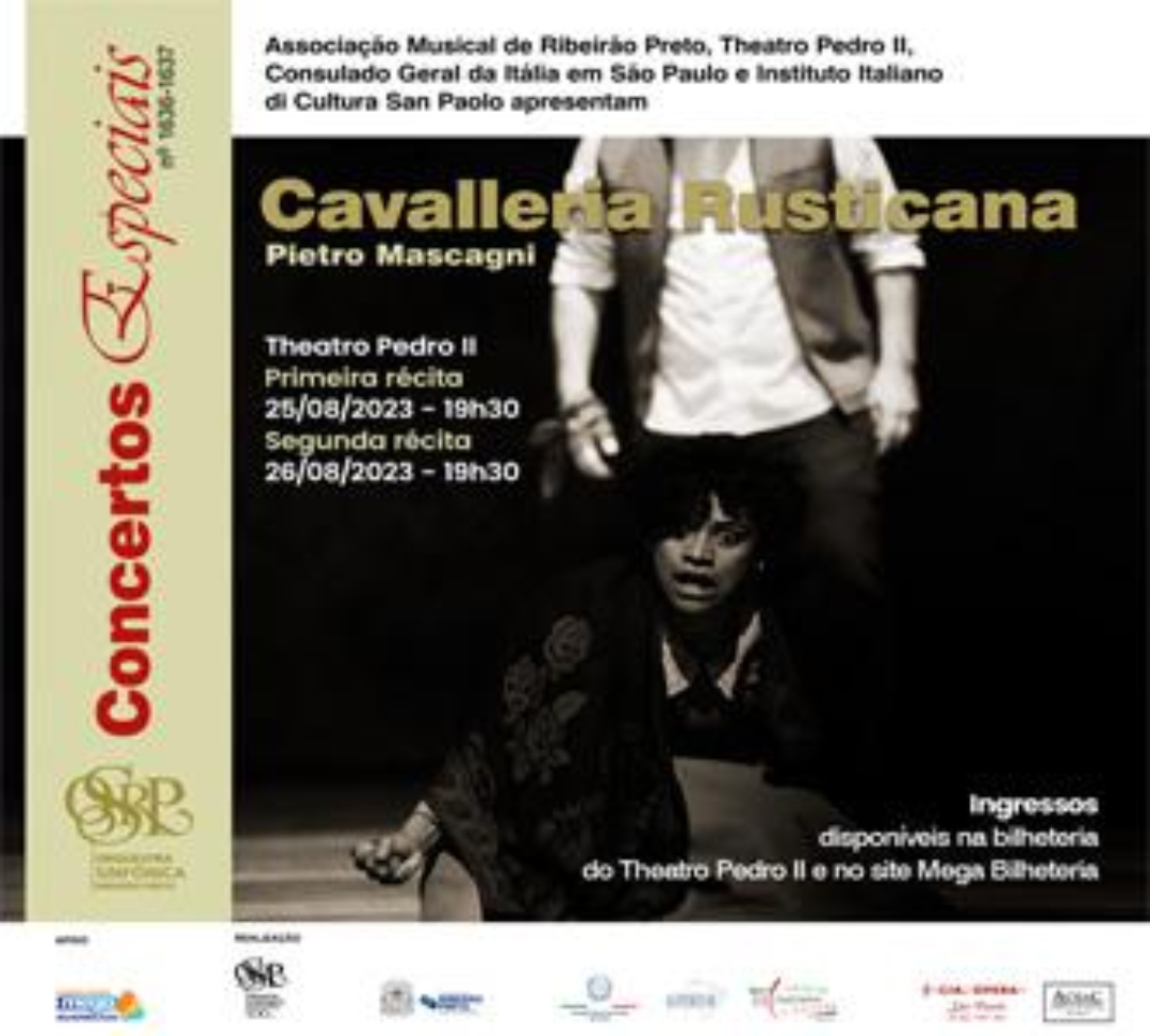 Theatro Pedro II recebe ópera Cavalleria Rusticana com participação do coro e Orquestra Sinfônica de Ribeirão Preto