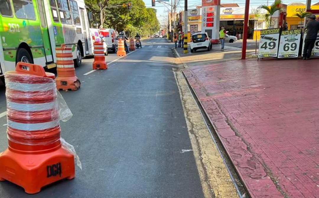 Bloqueio da faixa de rolagem da direita, na pista Bairro/Centro, entre as ruas Tamandaré e Onze de Agosto, ocorrerá por 10 dias