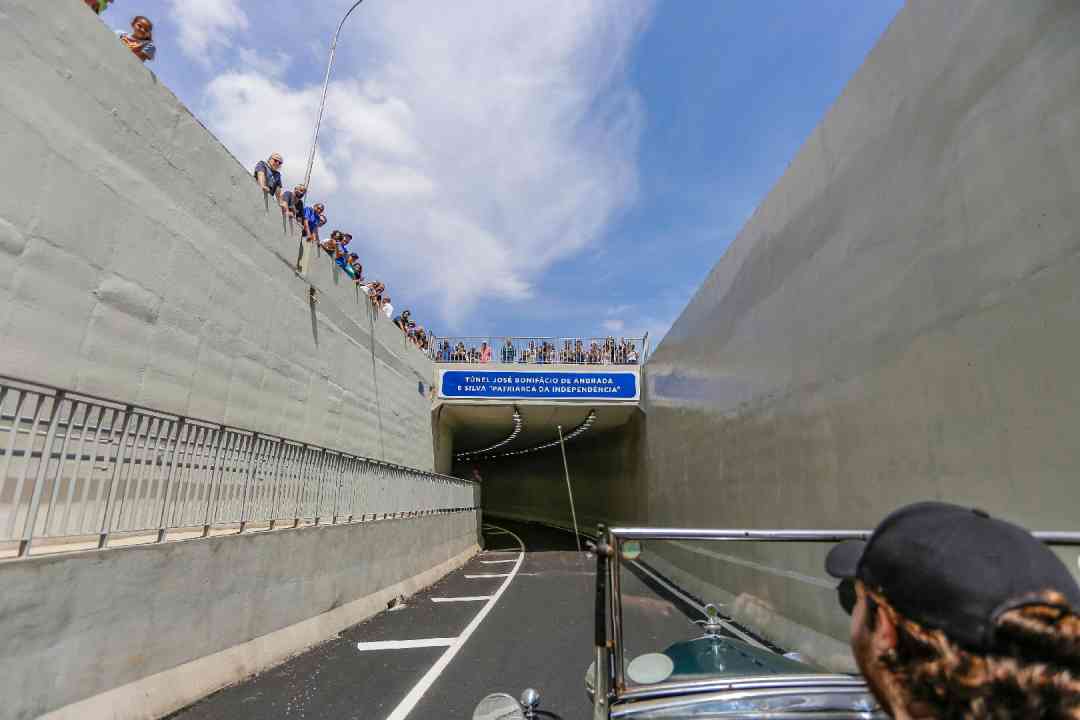 Inaugurado no feriado de 7 de setembro, túnel José Bonifácio estende-se por quatro quarteirões e liga importantes avenidas