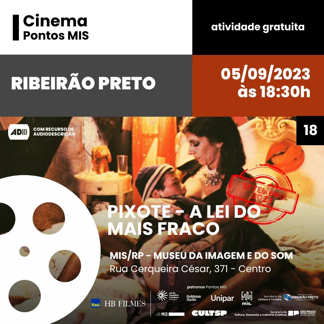 Terças-feiras, às 18h30, o Museu da Imagem e do Som de Ribeirão Preto irá exibir uma produção nacional