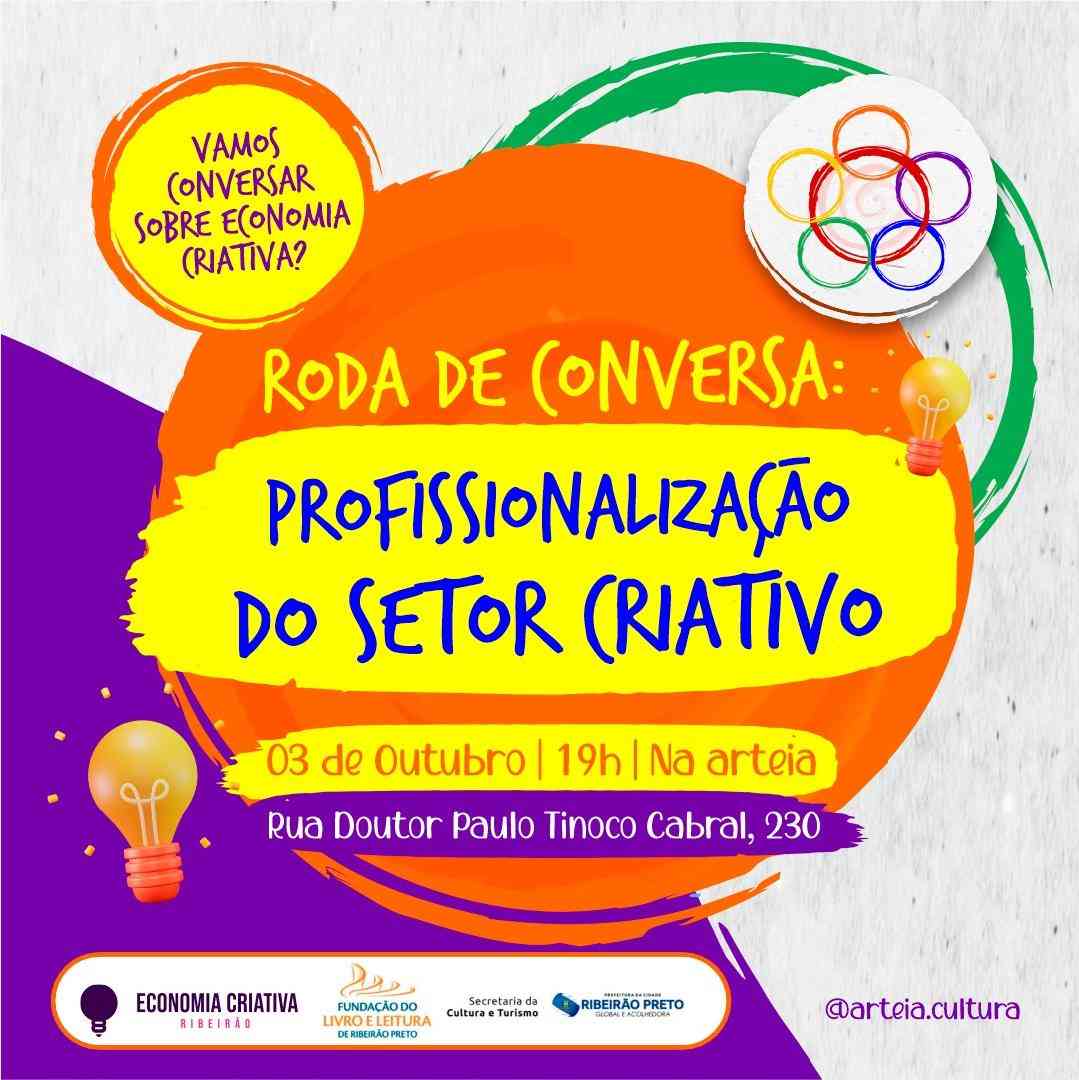 Ação acontece nesta terça-feira, dia 3 de outubro, no Centro Cultural Arteia, em Ribeirão Preto