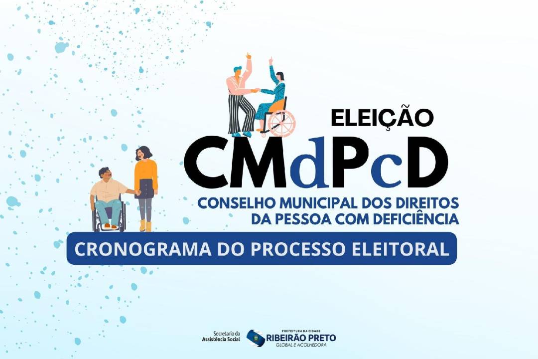 Inscrições para o Conselho Municipal dos Direitos da Pessoa com Deficiência foram prorrogadas