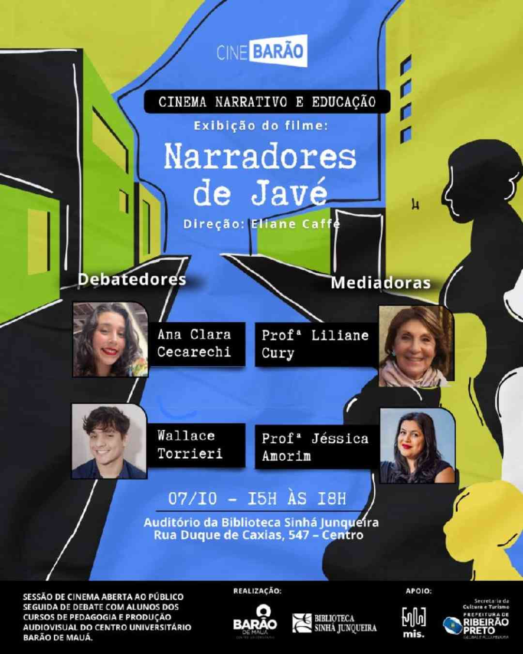 MIS e Cine Barão exibem o filme “Narradores de Javé”