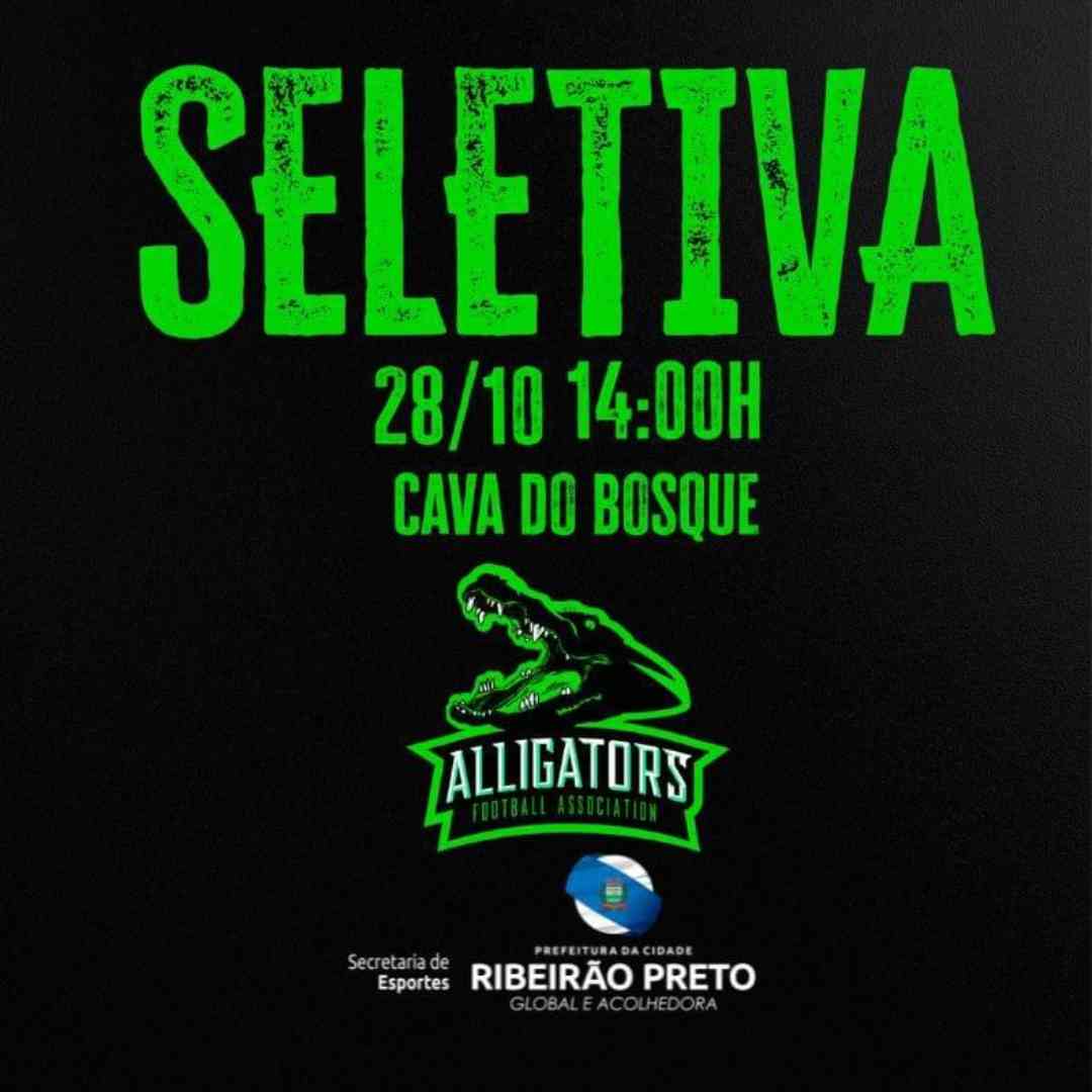 RP Alligators Flag Football faz seletiva para mais novo esporte olímpico