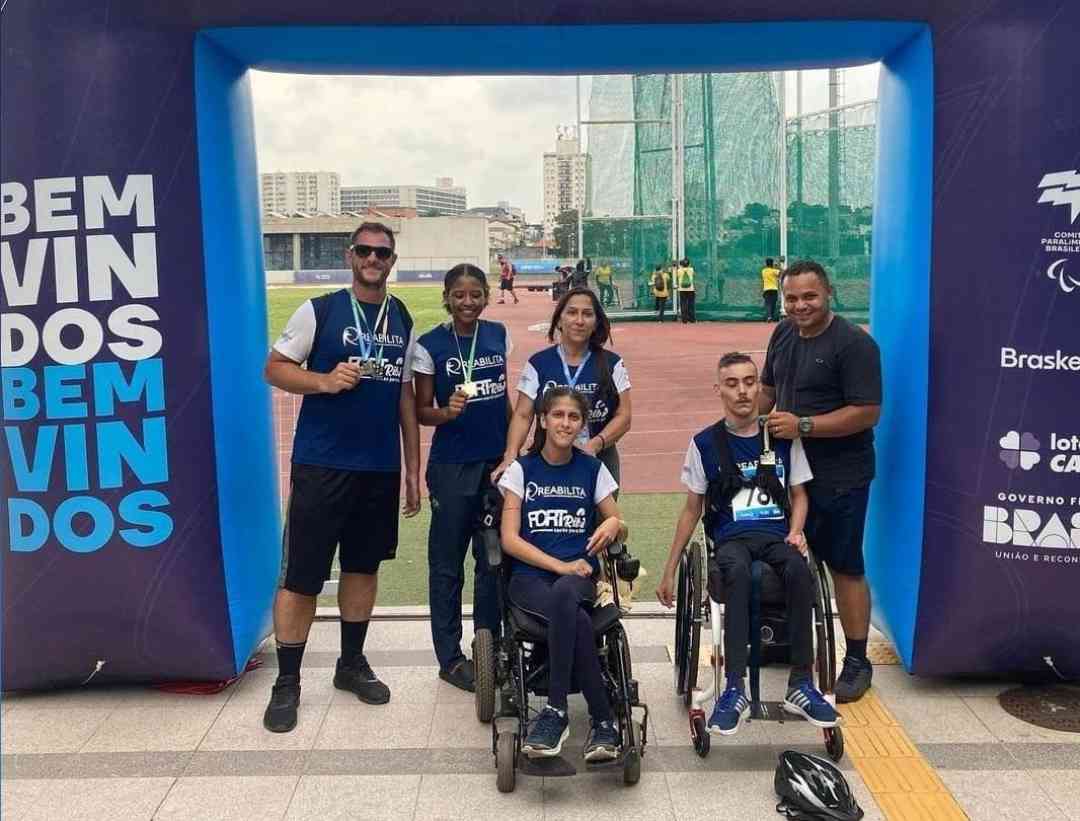 Cinco paratletas da Secretaria de Esportes de Ribeirão Preto conquistaram medalhas no Meeting Loterias Caixa de Atletismo