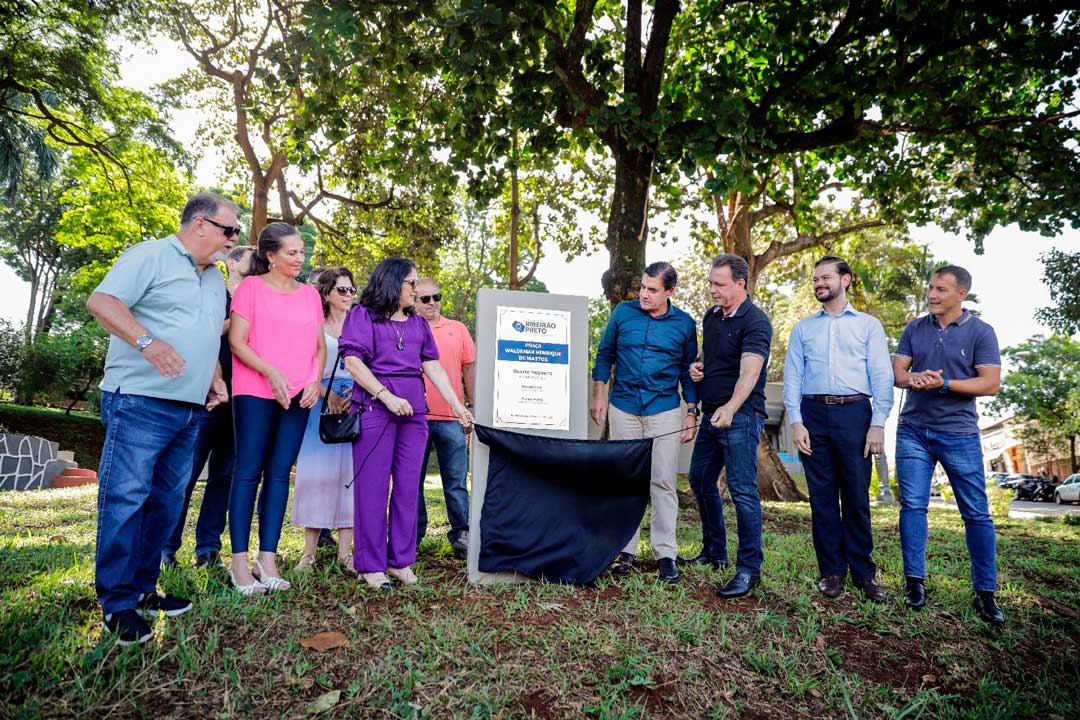 Prefeitura reinaugura praça Waldemar Henrique de Mattos em Bonfim Paulista