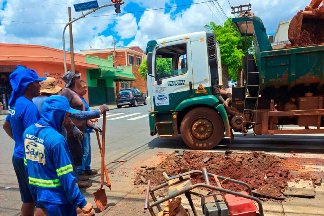 Saerp executa intervenções no sistema de abastecimento da região Norte