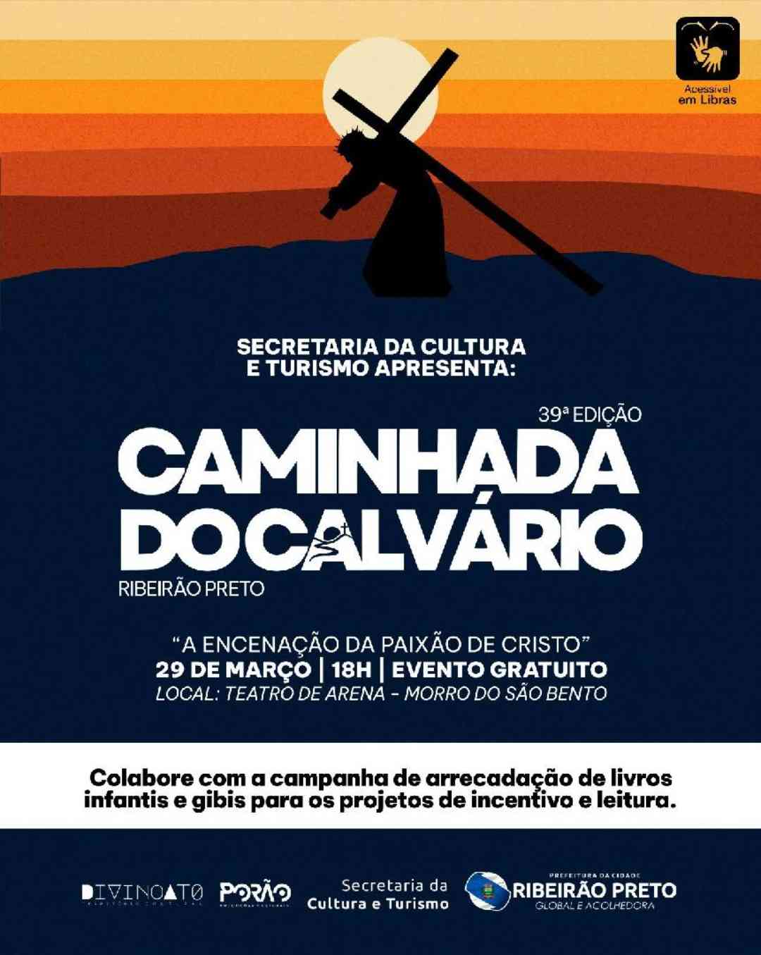 Caminhada do Calvário promete emocionar os fiéis na sexta-feira, 29 de março