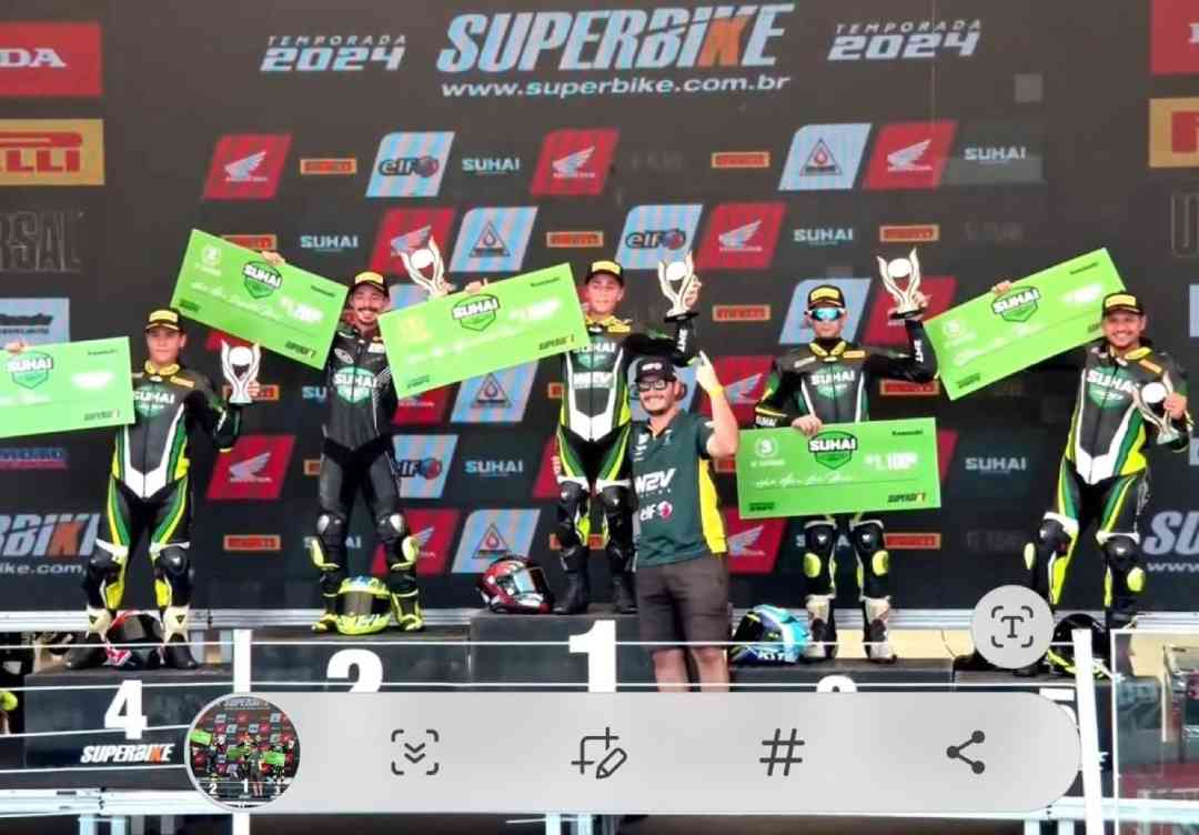 Léo Marques estreia no Superbike Brasil com vitória