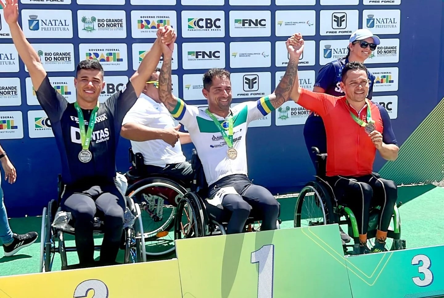 Atletas de Ribeirão Preto brilham na primeira etapa da Copa Brasil de Paraciclismo em Natal -RN