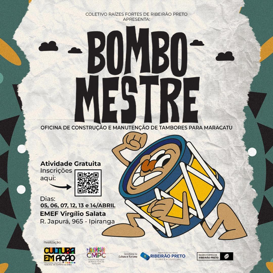 Coletivo Raízes Fortes promove oficina de tambor para Maracatu no bairro Ipiranga