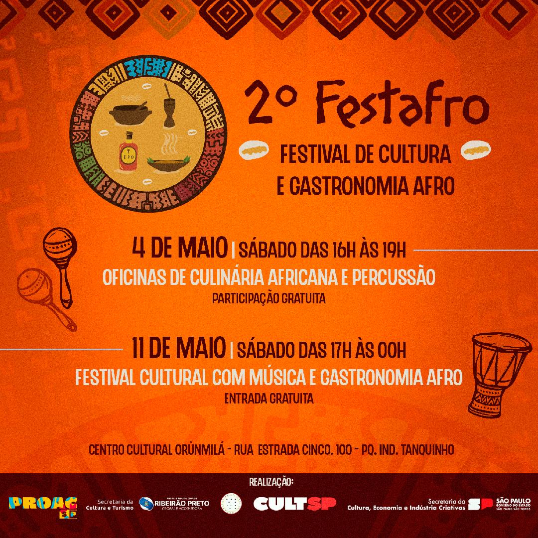 2o Festafro - Festival de Cultura e Gastronomia Afro é destaque no bairro Tanquinho