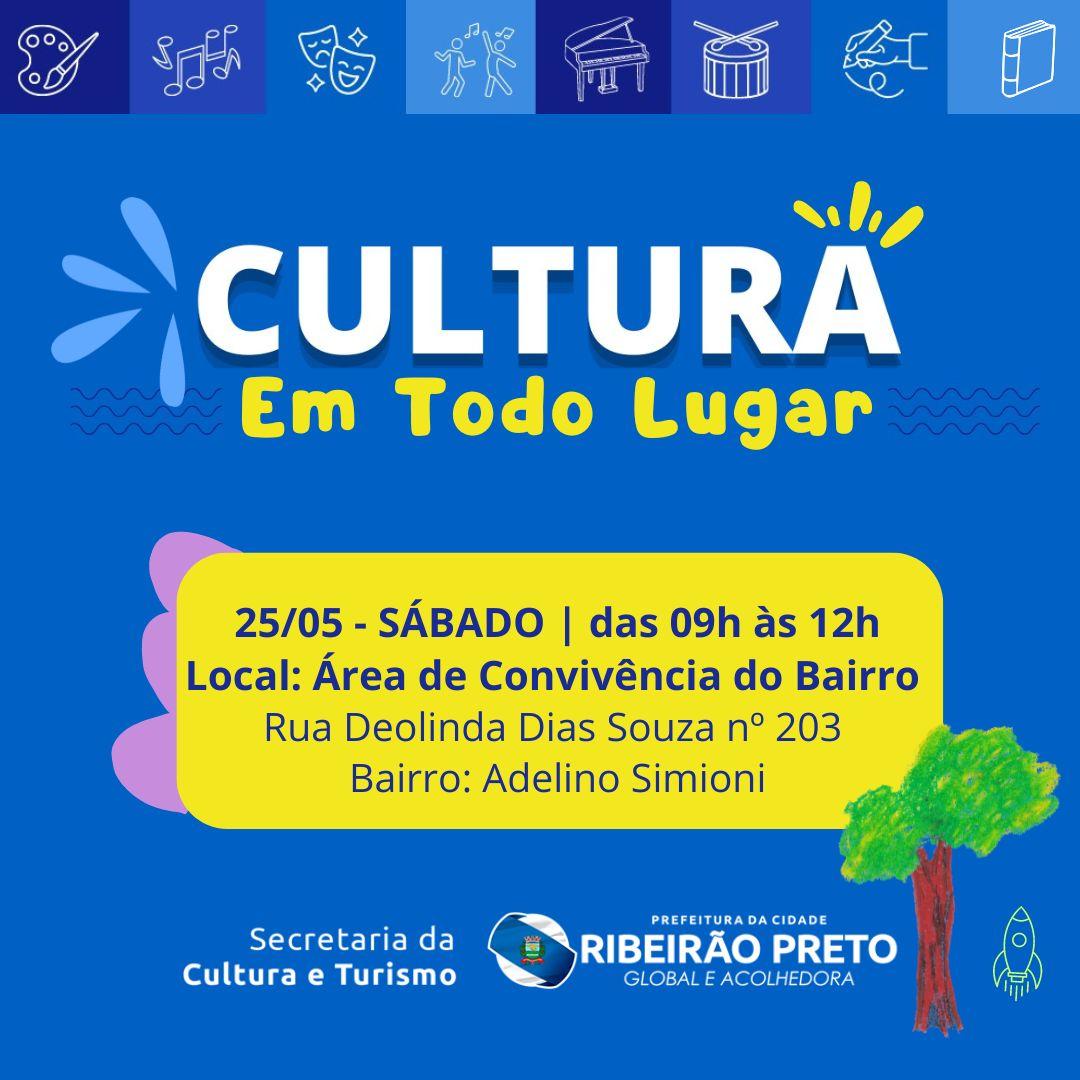 “Cultura em Todo Lugar” chega ao bairro Adelino Simioni