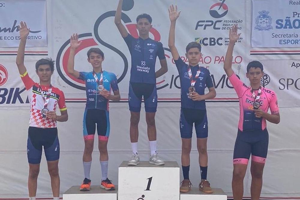 Equipe de Ciclismo de RP conquista cinco pódios na 2ª etapa da Copa São Paulo