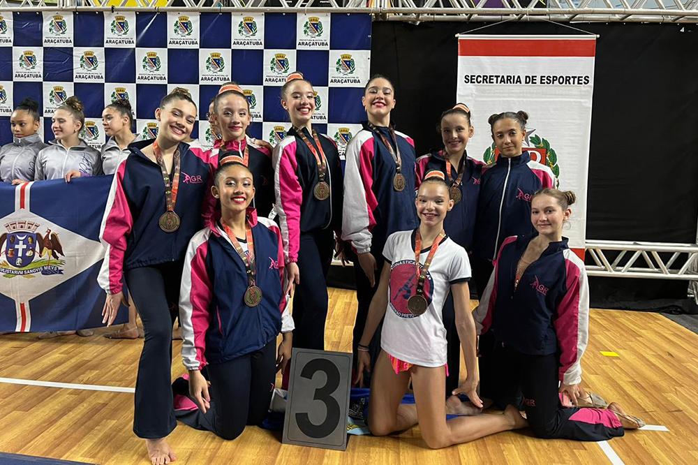 Atletas da Ginástica Rítmica conquistam Medalha de Bronze nos Jogos da Juventude