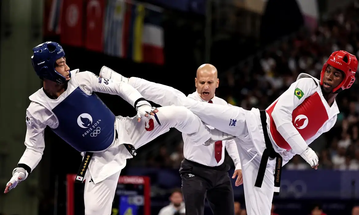 Taekwondo: Henrique Marques e Caroline Santos ficam fora do pódio