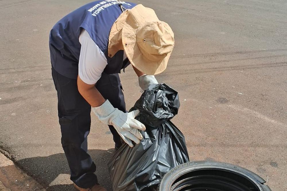 Mutirão contra dengue recolhe mais de duas toneladas de potenciais criadouros do mosquito da dengue