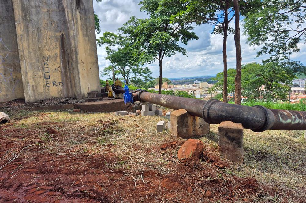 Saerp realiza melhorias no reservatório Catetos