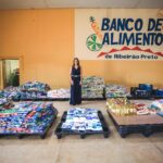 Público do Bloco Califórnia doou 2 mil e 700 quilos de alimentos ao Fundo Social para atendimento de entidades