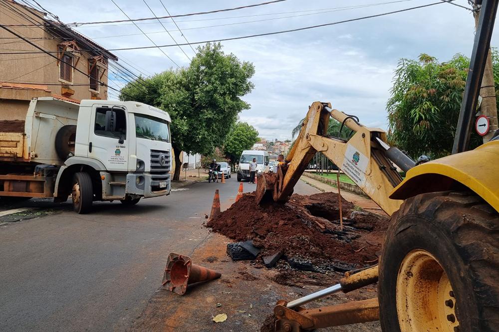 Secretaria de Infraestrutura realiza manutenções em galerias de águas pluviais